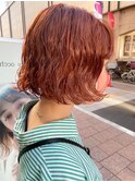 似合わせカット/パーマ/暖色カラー