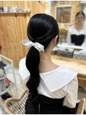 艶タイトポニーテール