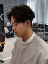 アロー 船橋店(AROH)&nbsp;フェザーパーマ/スパイキーショート/ブルーブラック/船橋駅/船橋