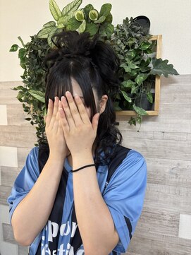 ロカット サロン(Roquat Salon) 体育祭盛り髪ヘアアレンジ【立川/コーンロウ/浴衣/Tokio/立川】
