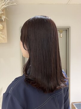 クーナバイトマト 横浜(Cuna by TOMTO) 【KANO】ラベンダーベージュ  ブリーチなし  顔周りカット