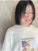 顔まわりレイヤー×ウルフ