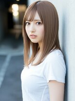 ファクトリーファイブ(Factory5) 小顔外ハネミディアムアッシュ20代30代40代くびれミディ韓国ヘア