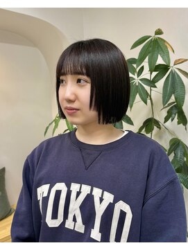 ムク(muku) ぱつっとボブ×姫カット