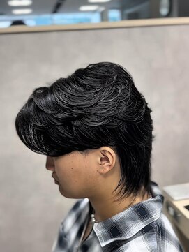 アッシュ 桜木町店(Ash) ダウンパーマニュアンスパーマリバースセンターパート横浜メンズ