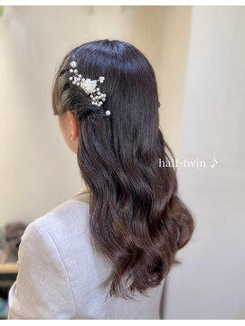 ムニカ 表参道(Munica) 王道に可愛いハーフツインアレンジ♪/表参道