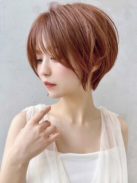 セイドット オモテサンドウ(Say. omotesando) Say.くびれショートレイヤーショートモーヴピンクローズブラウン