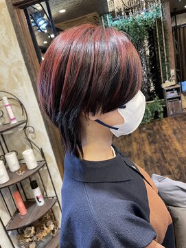 ウルフショート×レッド