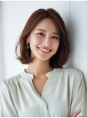 大人ショートボブ×ナチュラルボブ【TELA HAIR牛久】