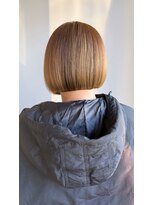 アイデザイン(I design)&nbsp;育てていく明るめベージュボブ