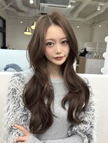 ケア 神戸(CARE)&nbsp;シャギーカット/グレージュ/ロングレイヤー