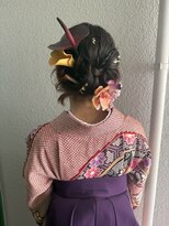 ヘアセットサロン アッシュ 神戸三宮(Ash) デカリボンカチモリ