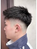バーバーショップテト(barber shop tete)&nbsp;ショートアップバングスキンフェード