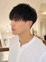 トリッカ シブヤ(TRICCA SHIBUYA)&nbsp;メンズマッシュ/刈り上げショート/ナチュラルマッシュ/黒髪ヘア