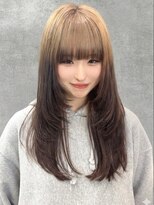 マーブル 町田(marble)&nbsp;ワンホンレイヤー/ミルクティーブロンド/ダークブルー/町田