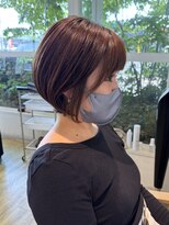 ジップ 浜田店(zip) エアリーショートボブ×40代上品シルエット