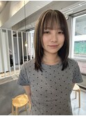 レイヤーカット/ブロックカラー/三国ヶ丘美容室