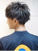 ザクザク束感ショートマッシュ2ブロック ビジネスマンにも人気