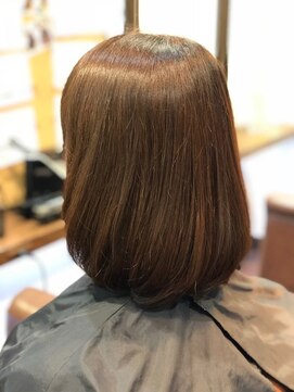 ヘアー サロン アットシュシュ(Hair Salon At'shushu) ちょい長めのボブにも艶髪で♪