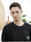 【新宿二丁目 美容室 second】グレージュ2ブロックショート