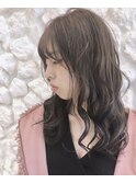 デジタルパーマ#アッシュベージュ#大人かわいい