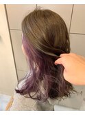 【EIGHT 豊崎】お客様スタイル_美髪 inner purple