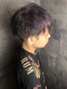 ヘアサロンエム 大宮東口(HAIR SALON M) デザインカラー/厚めバング/ローライト/スリークボブ