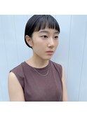 ショートから伸ばし過程のミニボブ◎20代30代40代50代60代