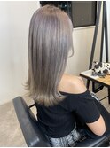 20代30代40代ダブルカラーシルバーアッシュ透明感カラー