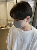 センター分け