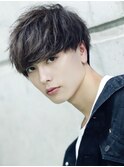 刈り上げツーブロックハンサムショート韓国風マッシュ