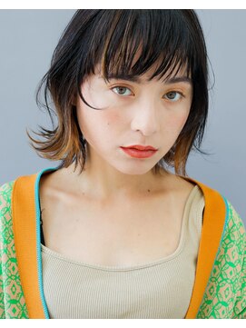 フェリア 池田(FERIA) 【FERIA 池田】ミニウルフ*インナーカラー