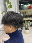 ソフト波巻きパーマ