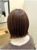 外ハネボブ×こっくりブラウン