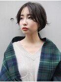 【morio札幌】札幌ショート 大人かわいい黒髪ショートボブ