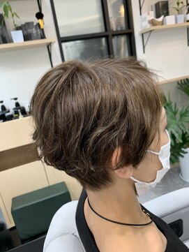 クレイドル(cradle) パーマを活かしたスタイル♪ハンサムショート☆