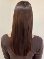 オースティン 登戸向ケ丘遊園(AUSTIN)&nbsp;大人かわいい前髪セシルカットココアブラウンフリンジウェーブ