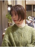 ミニボブ/ぱつっとボブ/ショートボブ/前下がり/大阪/茶屋町/梅田