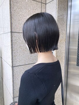 ゴーズゴー 吉祥寺(e)店(go s go) パラパラ質感/ボブ/吉祥寺ボブ/アースカラー/前髪パーマ