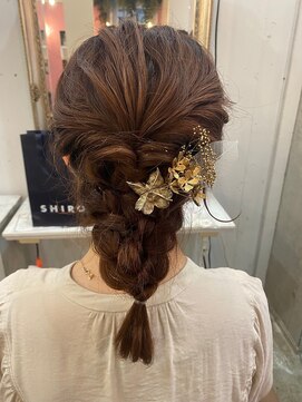 シベル(Sibelles) 編みおろし　ヘアセット