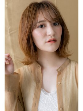 カバーヘア ブリス 戸田公園西口店(COVER HAIR bliss) 外国人風カーキベージュくびれボブウルフY戸田公園10代20代30代