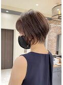 大人上品ショートボブ×白髪ぼかしカラー【ERIKA】