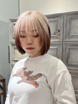 ベチカ(vetica) レイヤーボブと裾カラー