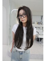 ガガ 心斎橋(GAGA)&nbsp;韓国/ハイトーンカラー/ワンホンヘア/レイヤーカット/髪質改善