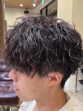 オーシャントーキョー サニー 原宿(OCEAN TOKYO Sunny) 刈り上げマッシュ波巻きパーマスパイラルパーマナチュラル