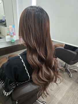 グランディールヘアデザイン(grandir hairdesign) プルエクステ/ハイライト/ロングヘア/千葉