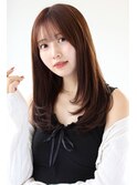 <瀧川彩季>ワンカールで可愛いくまとまるセミロングレイヤー