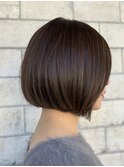 大人ショートボブミニボブ前下がりボブ前下がりショートボブ