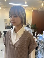 ヌック(the neuk)&nbsp;プツっとボブとアンブレラカラー