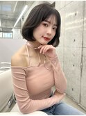 大人可愛いレイヤーボブ＊フェイスレイヤー/小顔顔周りカット